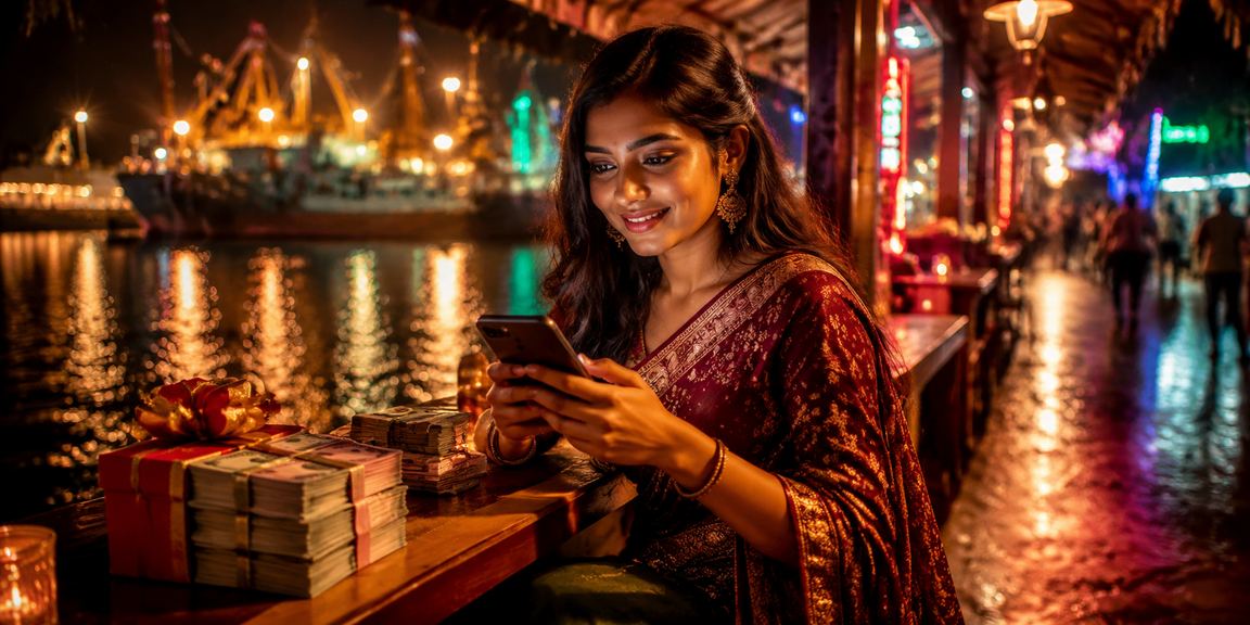 নারায়ণগঞ্জের মোবাইল ক্যাসিনোর রাতের বাজারের দৃশ্য